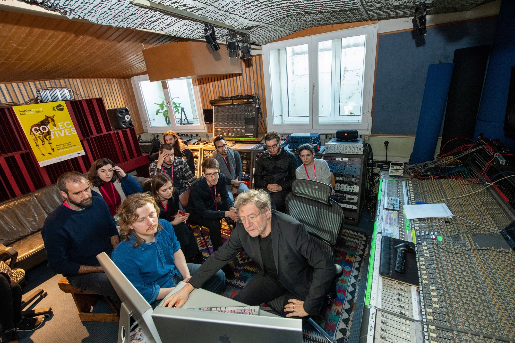 Martin Steyer teaching at the Sound Studio Workshop.