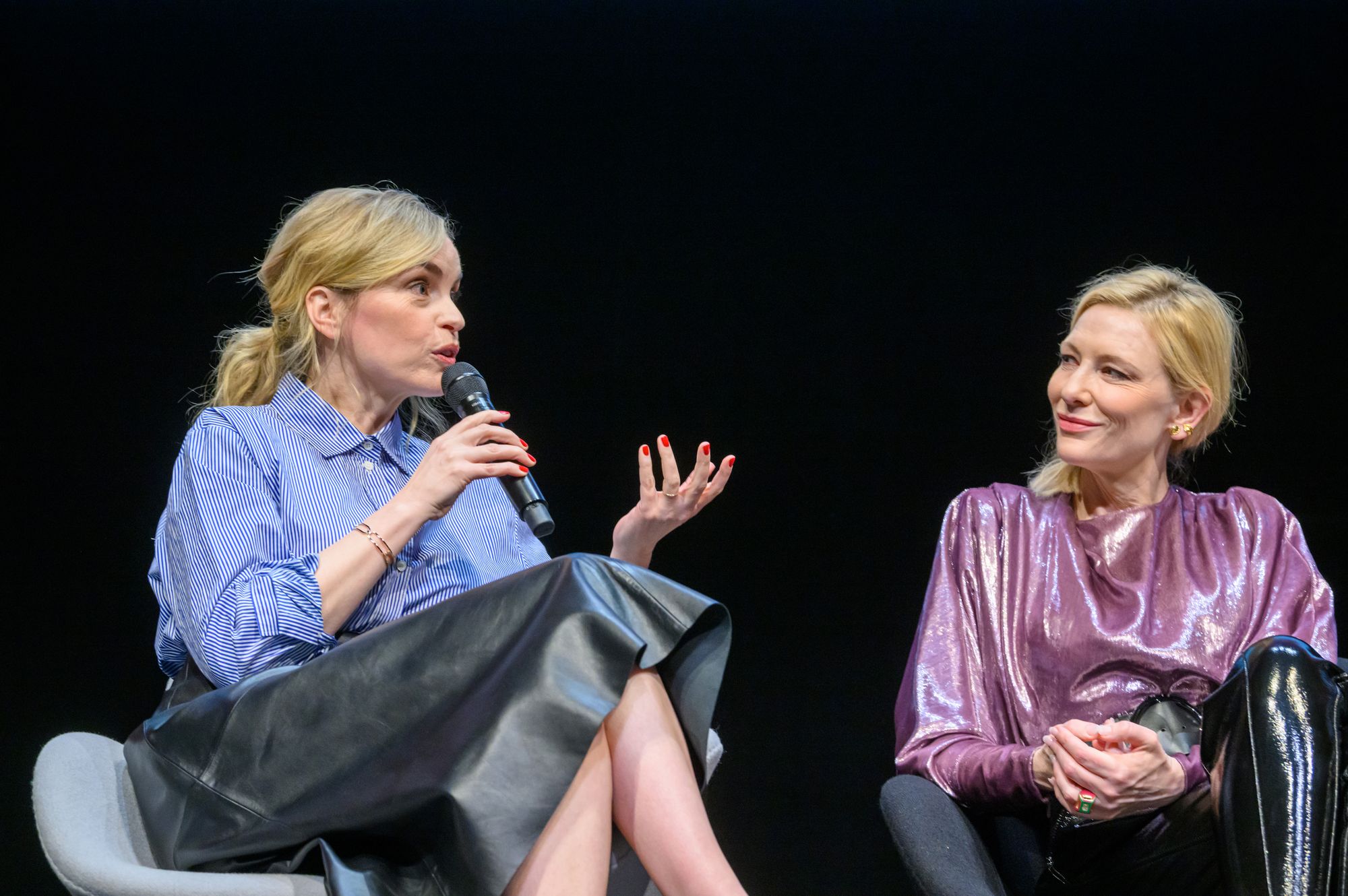 Nina Hoss and Cate Blanchett